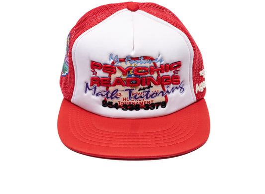 Better With Age Tarot Vintage Hat in multi-color, a one-of-one handmade unisex cap