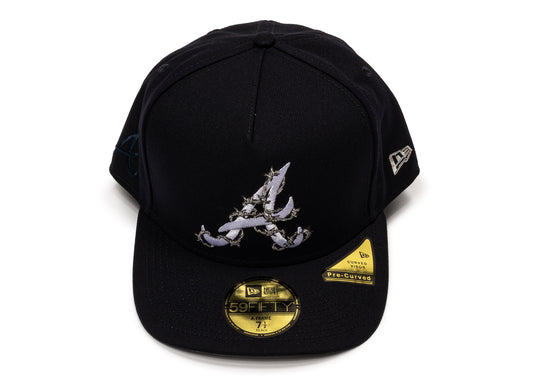 New Era 5950AF Fence 26444 Atlanta Braves Fitted Hat