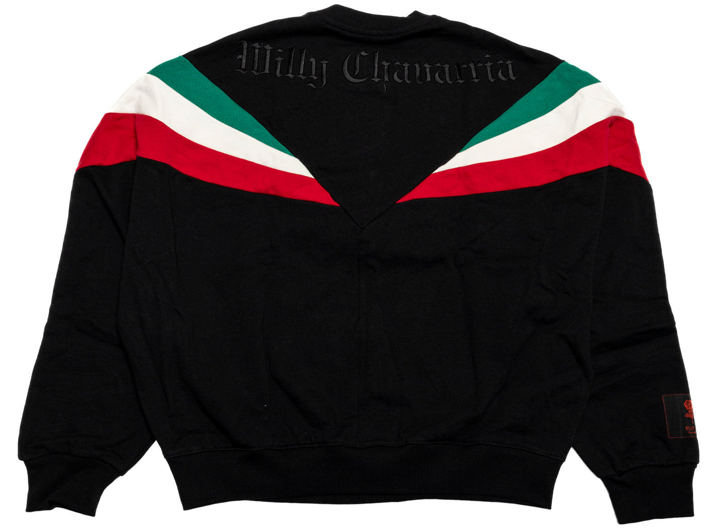 Adidas Fleece Chavarria Chicano Sweatshirt Crewneck in Black