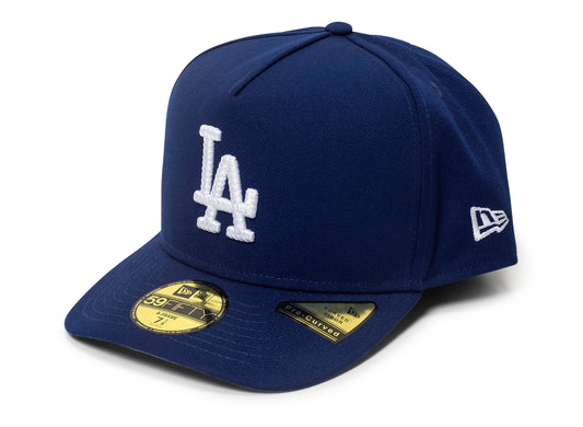 New Era Script Safety Pin Los Angeles Dodgers Fitted Hat