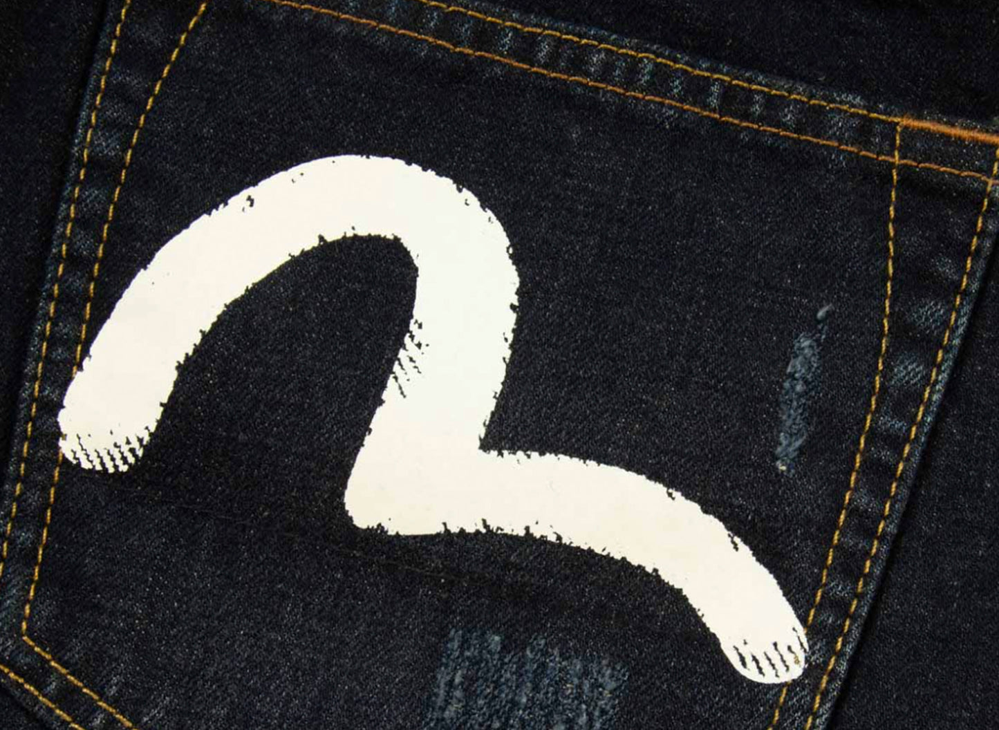 Evisu Seagull Print Slim Fit Denim Jeans