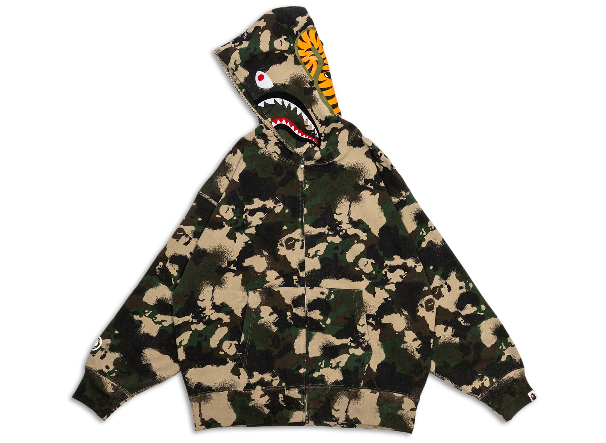A BATHING APE Color Camoサーマルジップパーカー A BATHING APE（アベイシングエイプ）の「COLOR CAMO THERMAL FULL ZIP