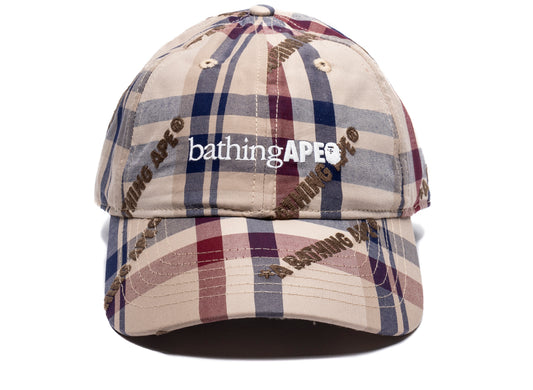 A Bathing Ape BAPE Check Cap