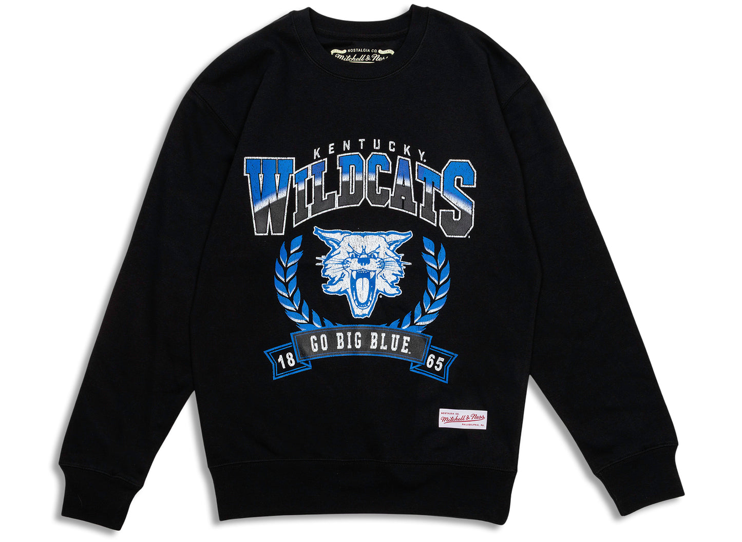 Mitchell & Ness Kentucky Wildcats NCAA Baseline Crewneck