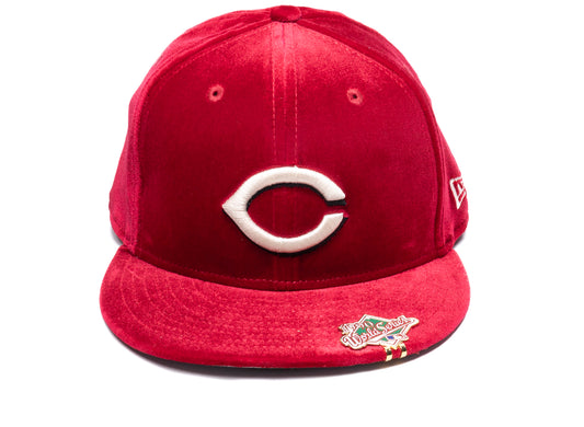 New Era Cincinnati Reds Velvet Hat w/ Visor Clip