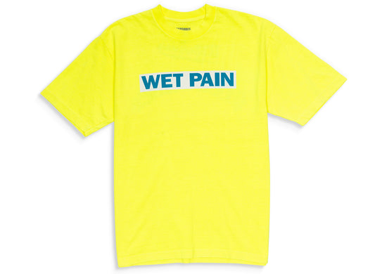 Pleasures Wet Pain Tee in Yellow