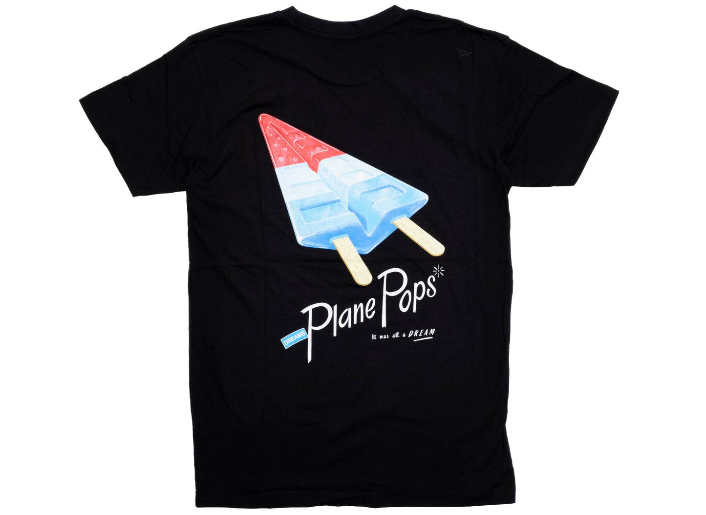 Paper Planes Americana Plane Pops Tee in Black