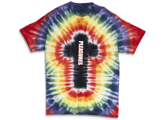 Pleasures Dyed Tee in Tie Dye