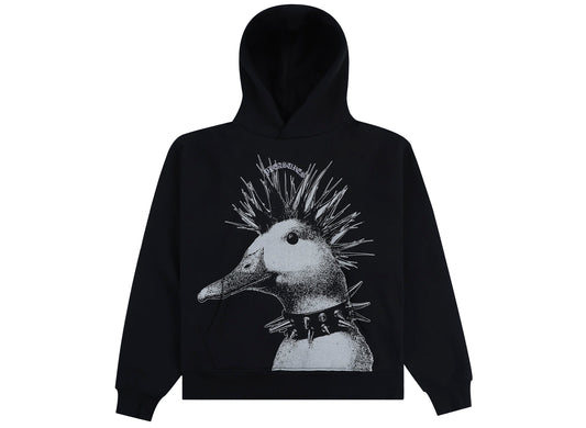 Pleasures Punk Duck Hoodie in Black