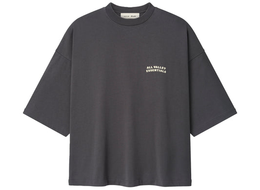 Fear of God Essentials Merch Tee in Iron Grey, men's cotton t-shirt