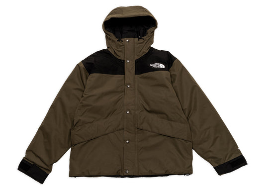 The North Face Mountain Down Jacket in New Taupe Green