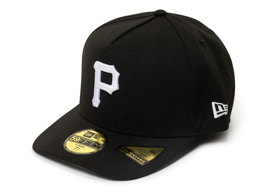 New Era Script Safety Pin Pittsburg Pirates Fitted Hat v2