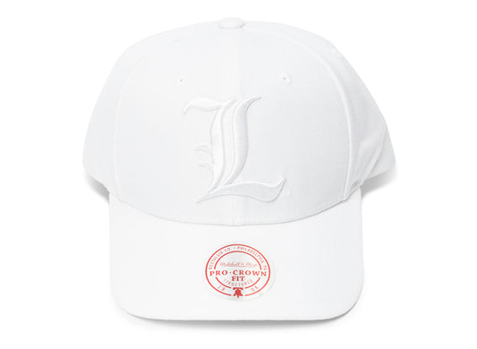 Mitchell & Ness NCAA Louisville Cardinals Scarlet L Logo Pro Crown Snapback