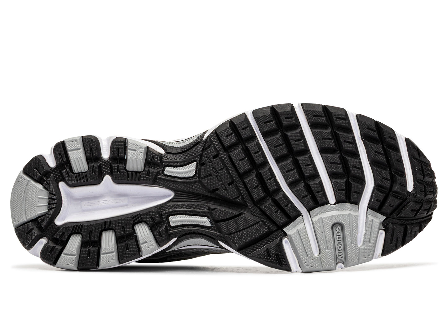 Saucony Ride Millennium en « Argent / Noir »