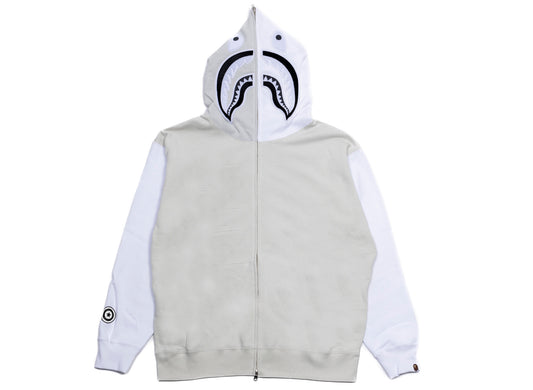 A Bathing Ape Shark Full Zip Hoodie #1 M in Grey
