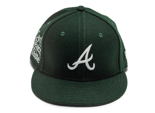New Era x Diet Starts Monday Atlanta Braves Fitted Hat in Dark Green