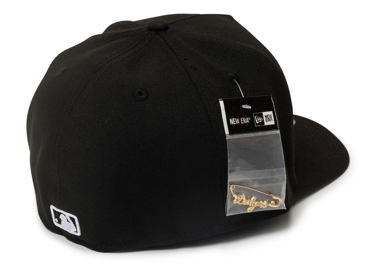 New Era Script Safety Pin Los Angeles Dodgers Fitted Hat v2