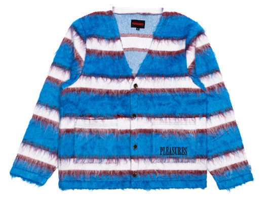 Pleasures Stack Cardigan in Blue