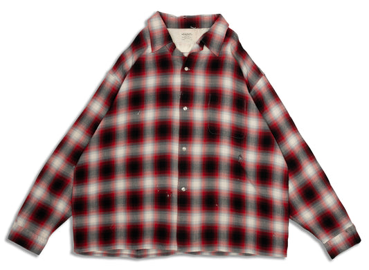 Saint Michael Check Shirt in Red