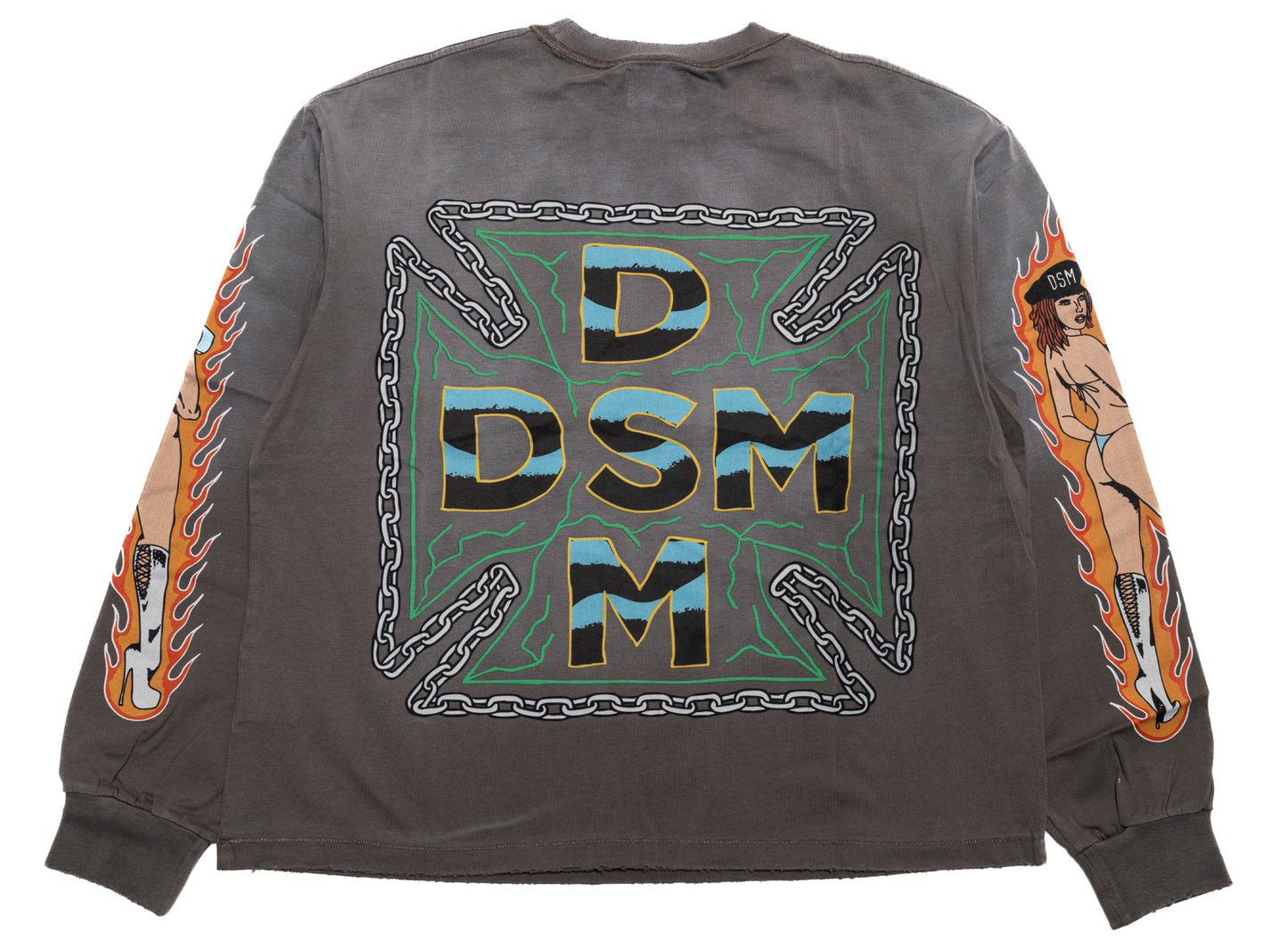 Diet Starts Monday Thunder Long Sleeve in Vintage Black