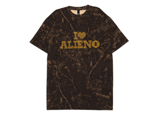 No Problemo I Love Alieno Camo Short Sleeve Tee in Multi
