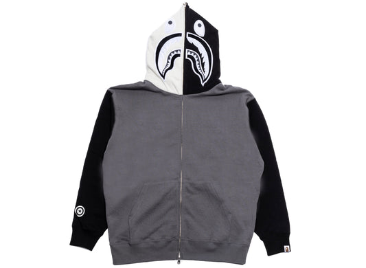 A Bathing Ape Shark Full Zip Hoodie #1 M in Black
