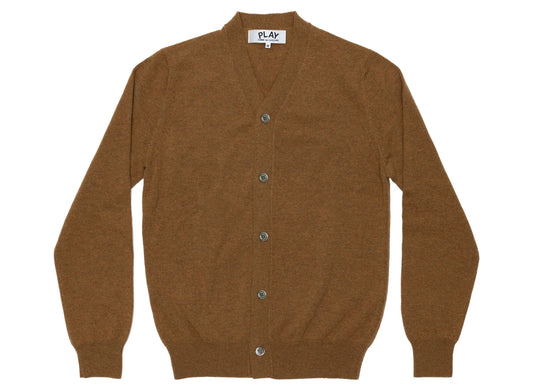 Comme des Garçons PLAY Cardigan in Brown