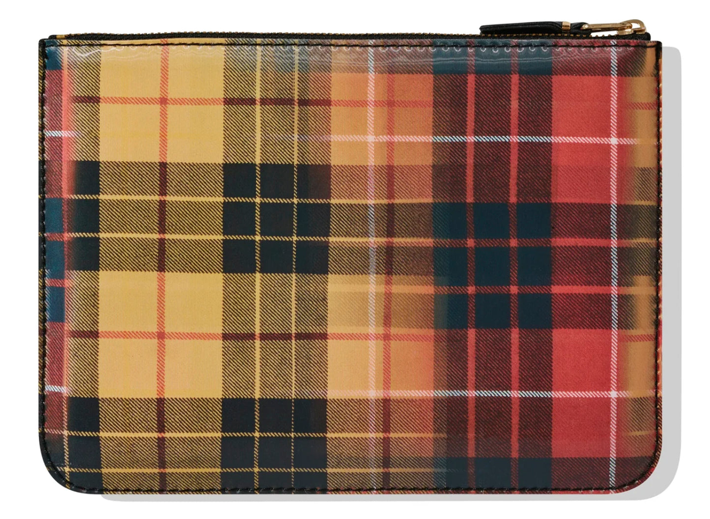 Comme des Garçon Lenticular Tartan SA5100 Wallet 'Red/Yellow'