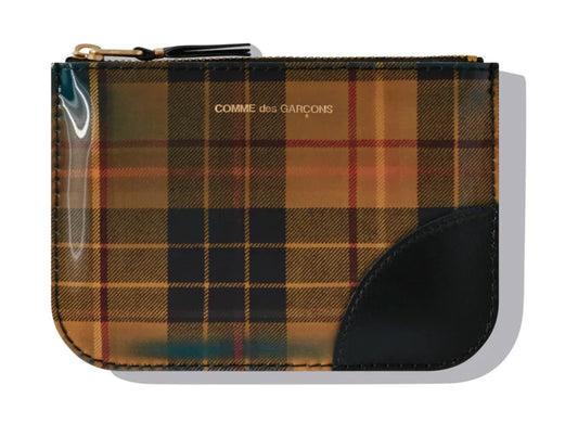 Comme des Garçon Lenticular Tartan SA8100 Wallet 'Yellow/Green'