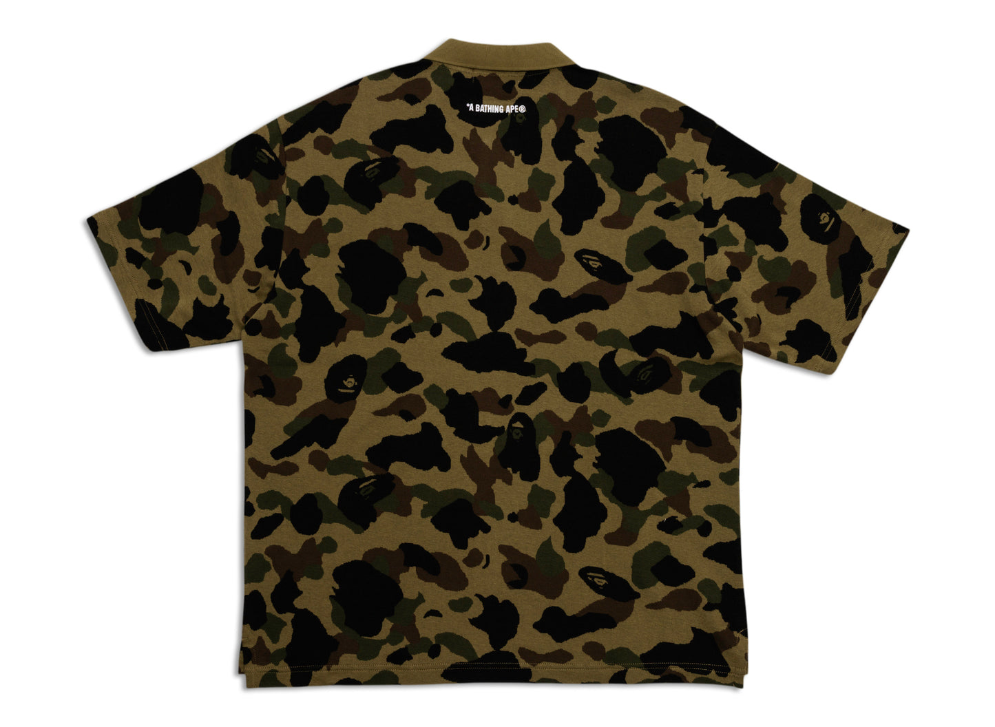 A Bathing Ape 1st Camo Jacquard Polo Shirt
