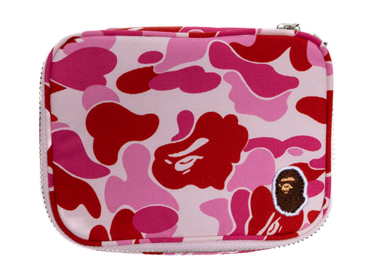 A Bathing Ape ABC Camo Amenity Pouch in Pink