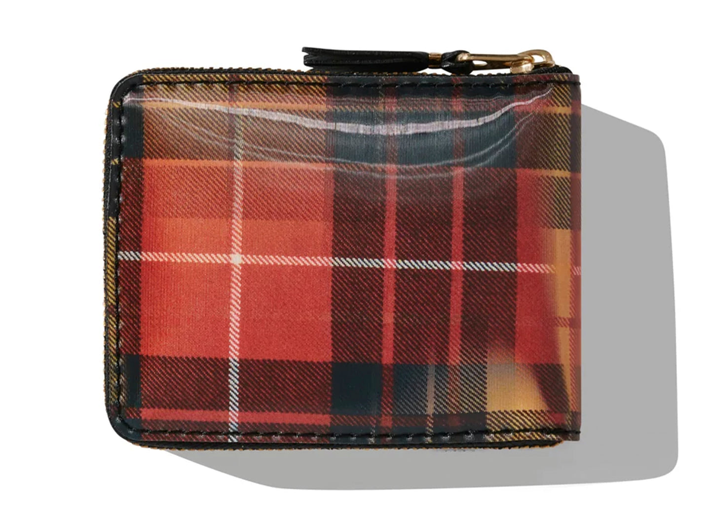 Comme des Garçon Lenticular Tartan SA7100 Wallet 'Red/Yellow'