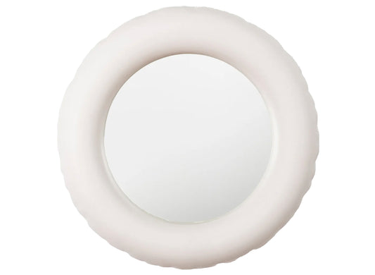 Home Studyo Joyce Mirror in Bone