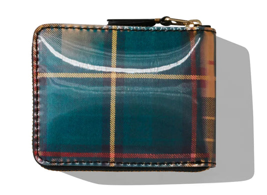 Comme des Garçon Lenticular Tartan SA7100 Wallet 'Red/Green'