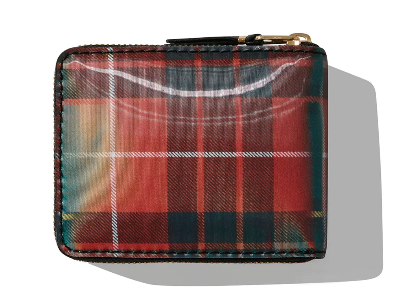 Comme des Garçon Lenticular Tartan SA7100 Wallet 'Red/Green'