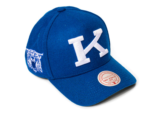 Mitchell & Ness Kicking Wool Pro Strapback V Kentucky Wildcats