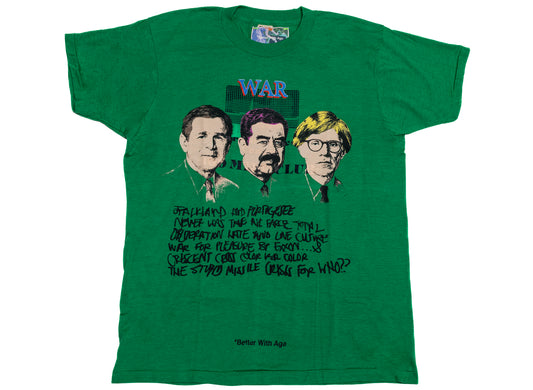 Better With Age Kennedy Tee in multi-color, a one-of-one handmade men's t-shirt