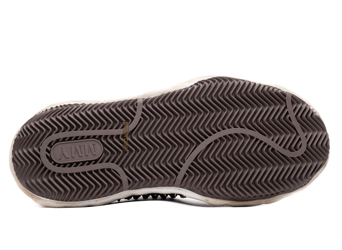 Maison Mihara Yasuhiro Spiked Blakey Low in Black/White