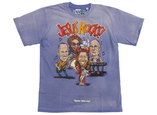 Better With Age Boca Tee in multi-color, handmade one-of-one men's t-shirt made in the USA