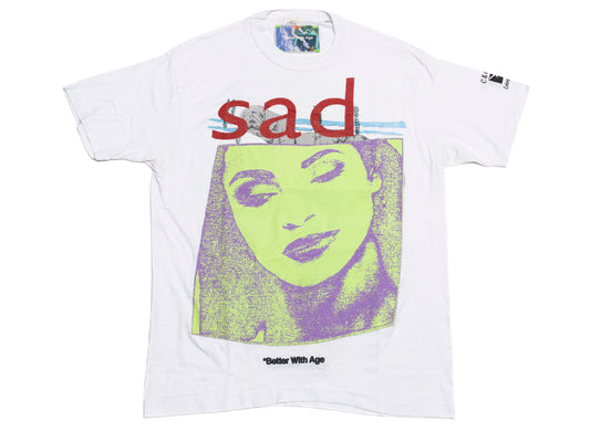 Better With Age Taboo Tee in multi-color, handmade one-of-one men's t-shirt made in the USA