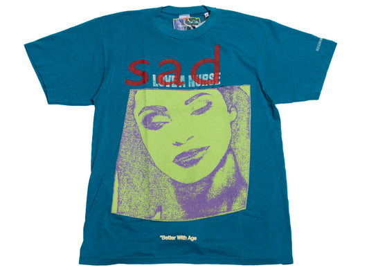 Better With Age Taboo Tee in multi-color, a handmade one-of-one men's t-shirt