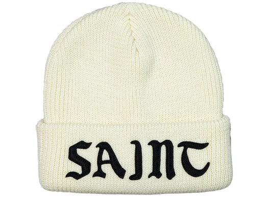 Saint Michael Saint Knit Cap in White