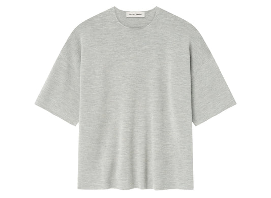 Fear of God Essentials Merino Short Sleeve Tee 'Concrete Heather'