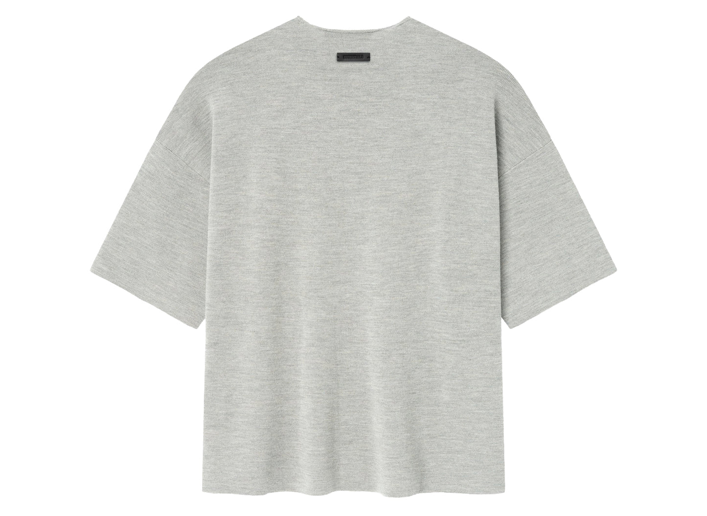 Fear of God Essentials Merino Short Sleeve Tee 'Concrete Heather'