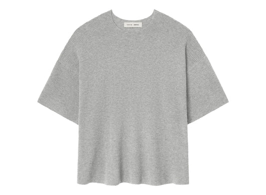 Fear of God Essentials Waffle Short Sleeve Tee 'Concrete Heather'