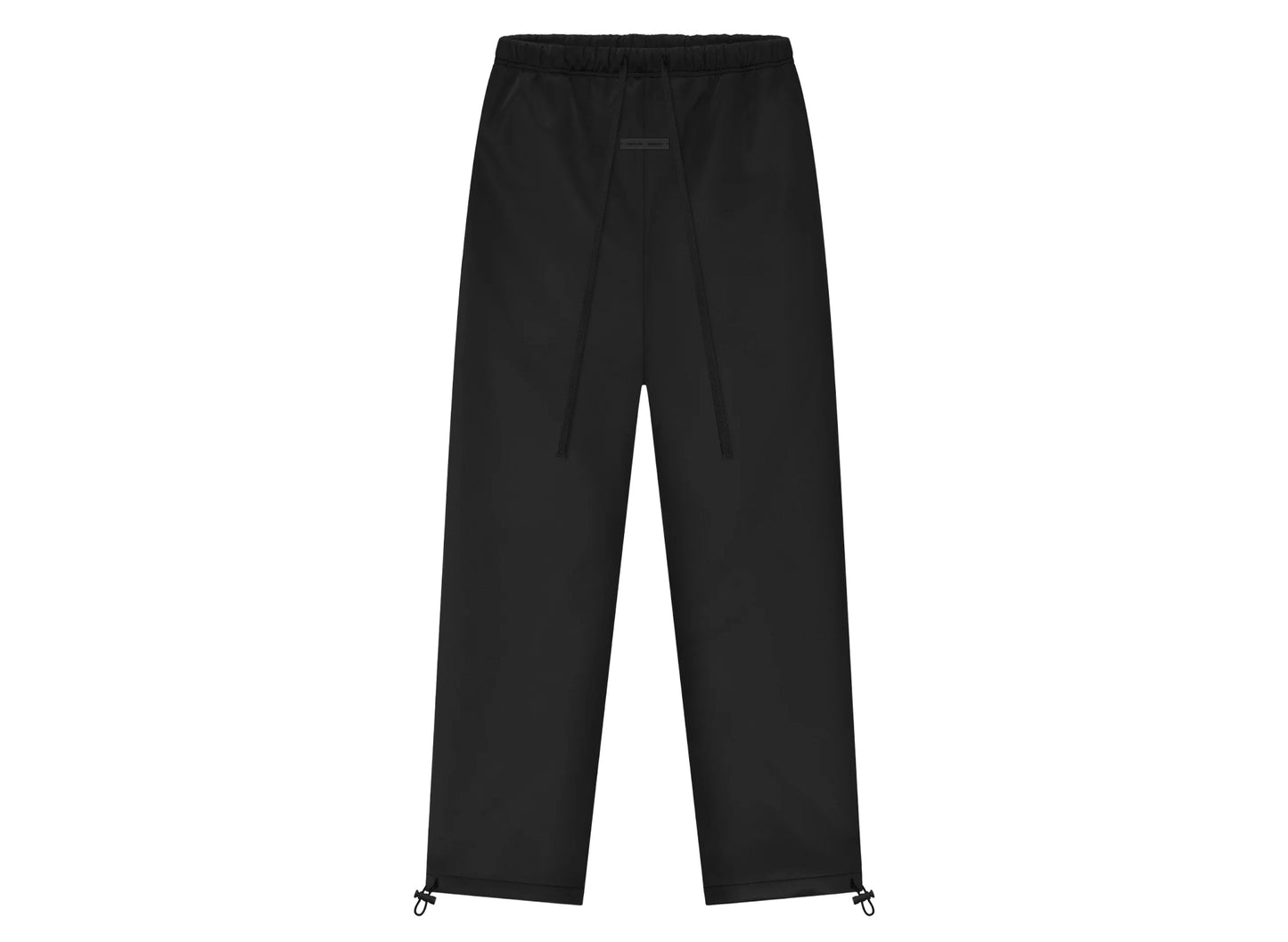 Fear of God Essentials Bonded Satin Relaxed Track Pant 'Jet Black'