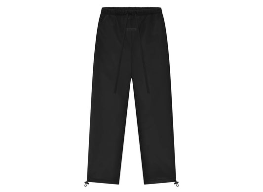 Fear of God Essentials Bonded Satin Relaxed Track Pant 'Jet Black'