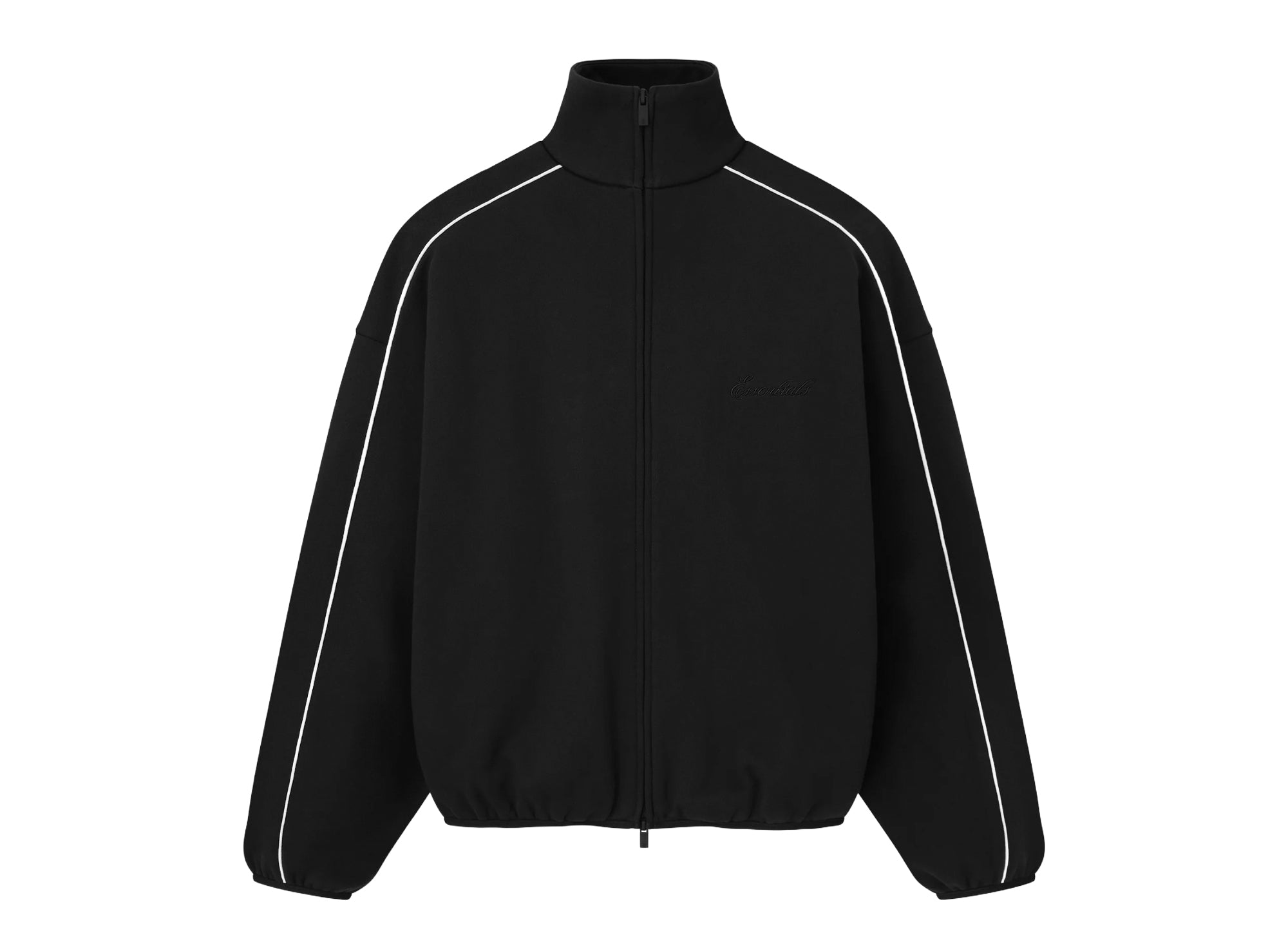 Fear of God Essentials Modern Track Jacket 'Jet Black / Cloud