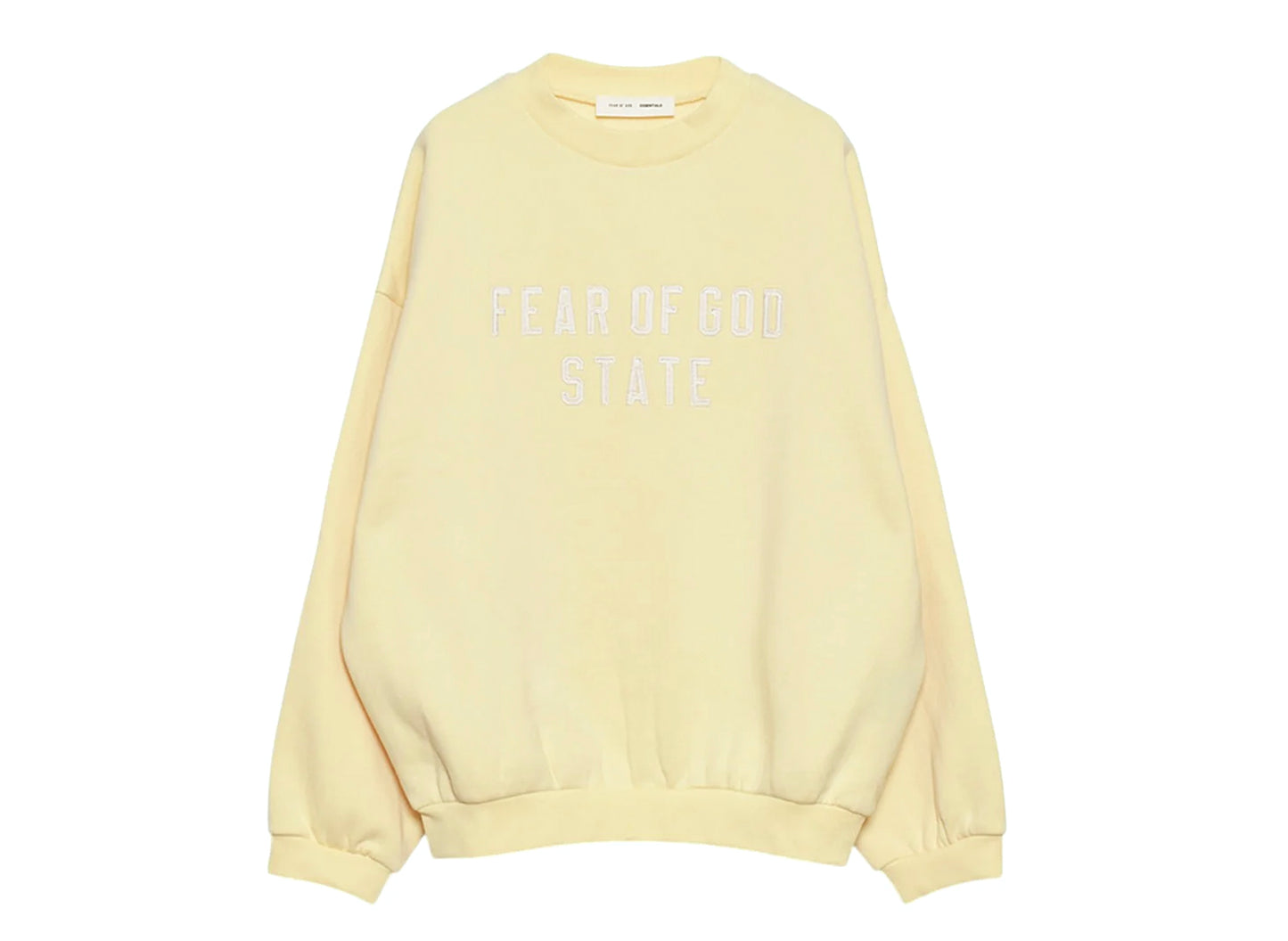 Fear of God Essentials 90's Crewneck 'Garden Yellow'