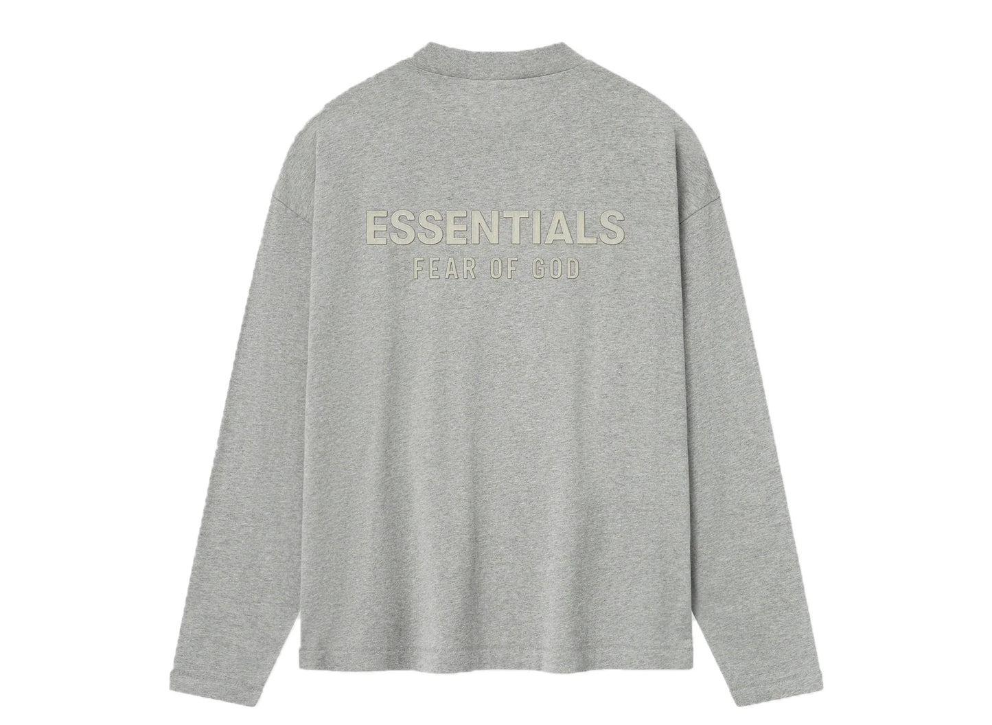 Fear of God Essentials Classic Long Sleeve Tee 'Concrete Heather'